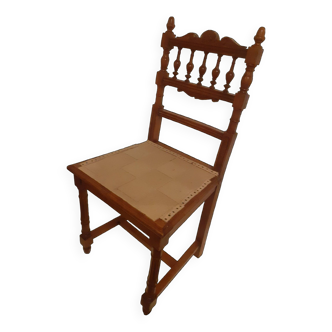 Henri II chair renovate with crossed jute strap