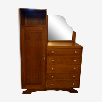 Vintage asymmetrical cabinet