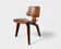 Chaise DCW Charles & Ray Eames pour Evans Plywood 1945, étiquette originale