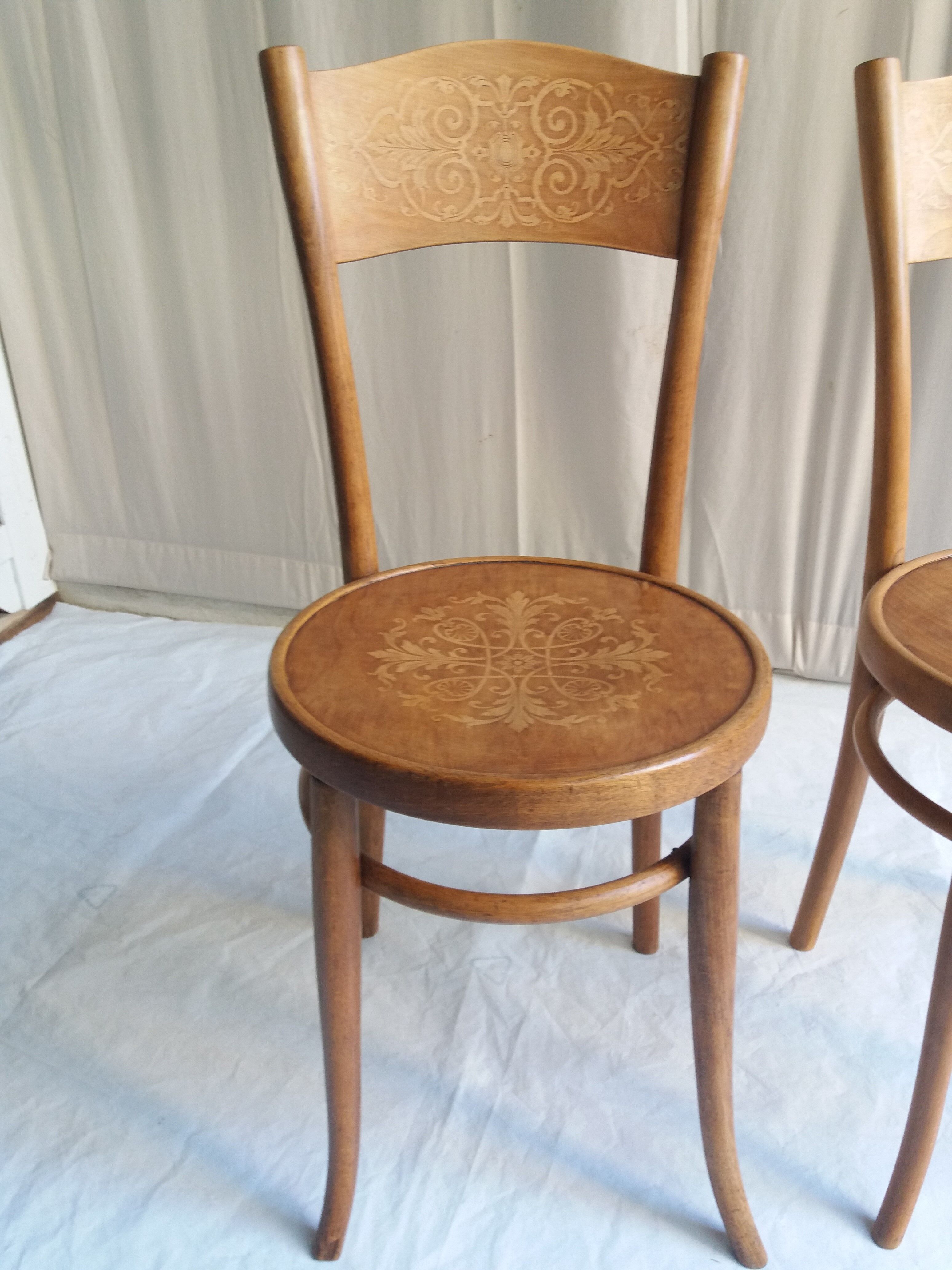 PAIR OF CHAIRS OLD 1930