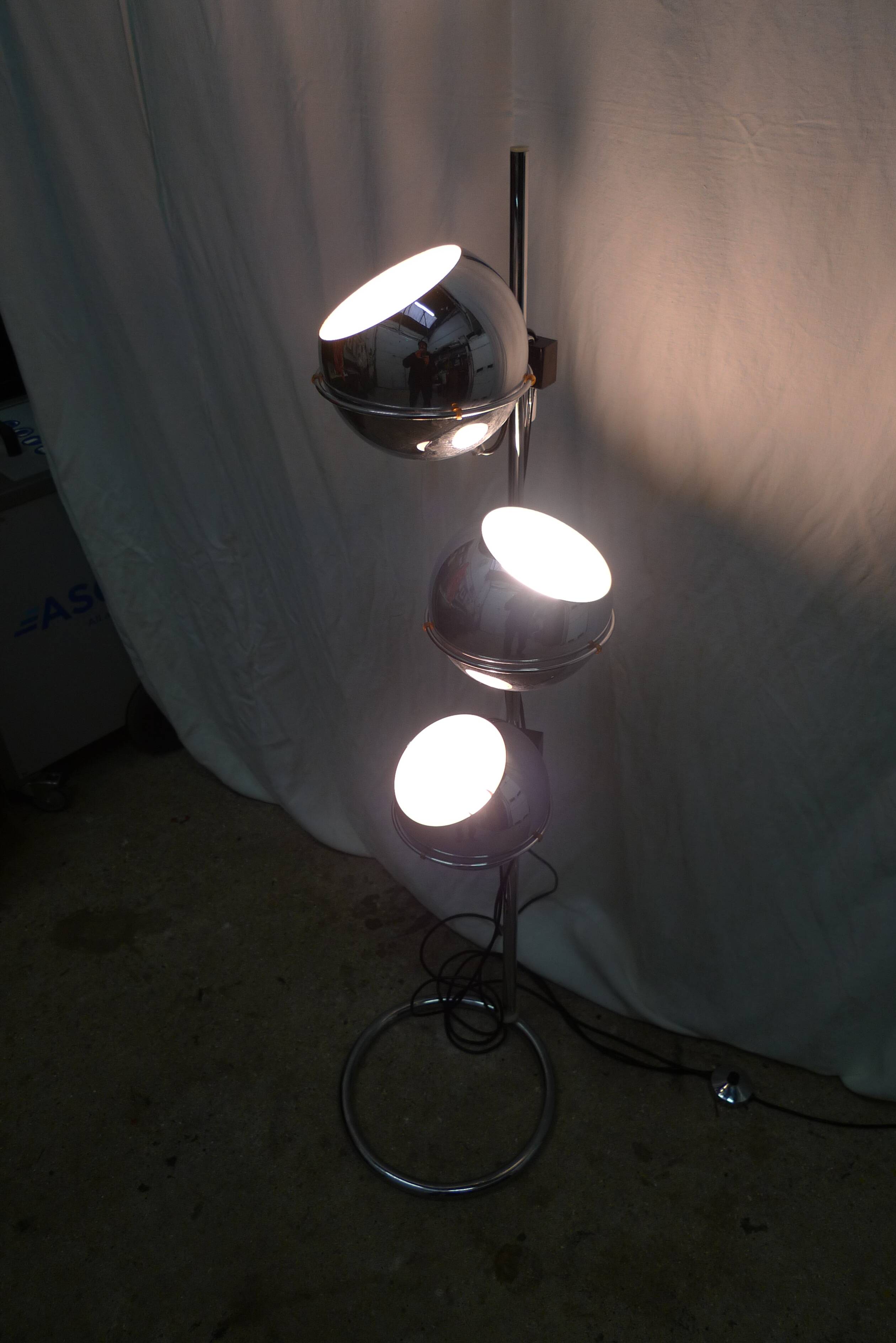 Reggiani vintage eye-ball floor lamp