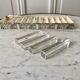Set of 10 50s crystal knife holders