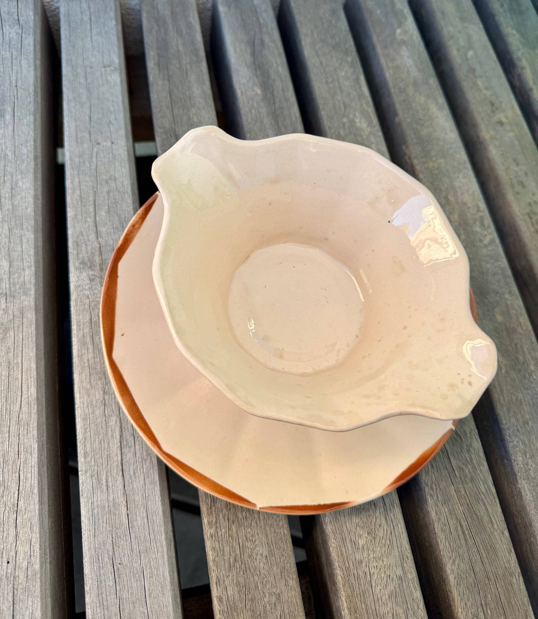 Sauceboat Digoin Sarreguemines