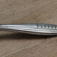 Filled silver cream ladle