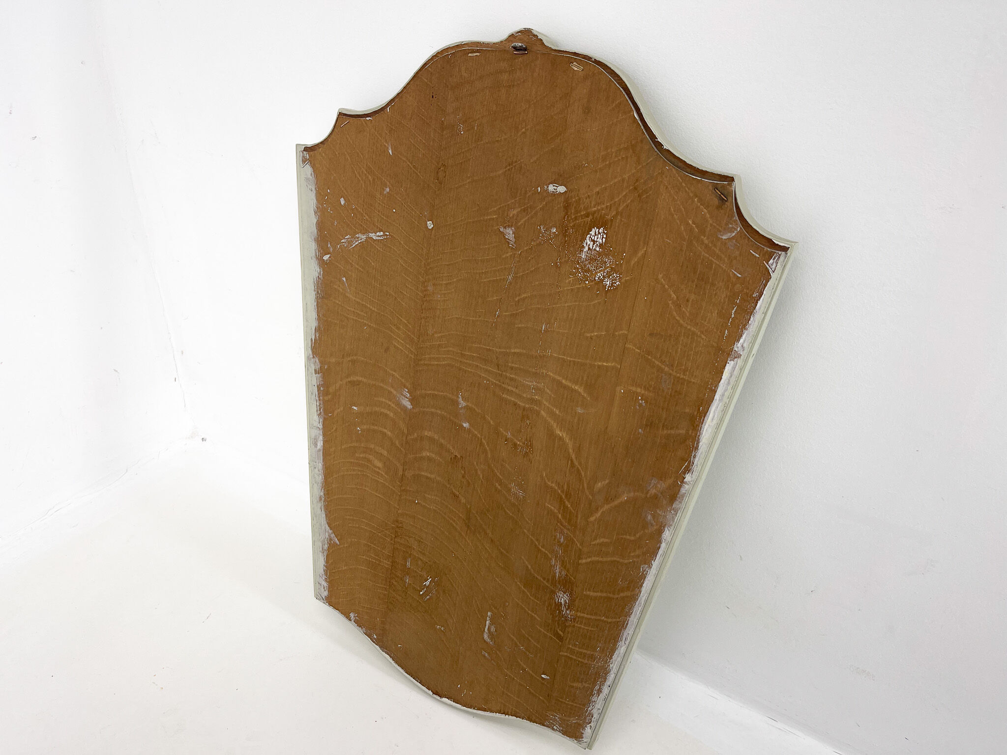 Vintage French Wooden Mirror, 1970's