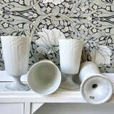 4 Limoges porcelain Mazagran cups