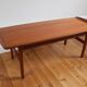 Table basse scandinave vintage teck, 1960