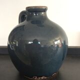 Vintage enamelled ceramic vase