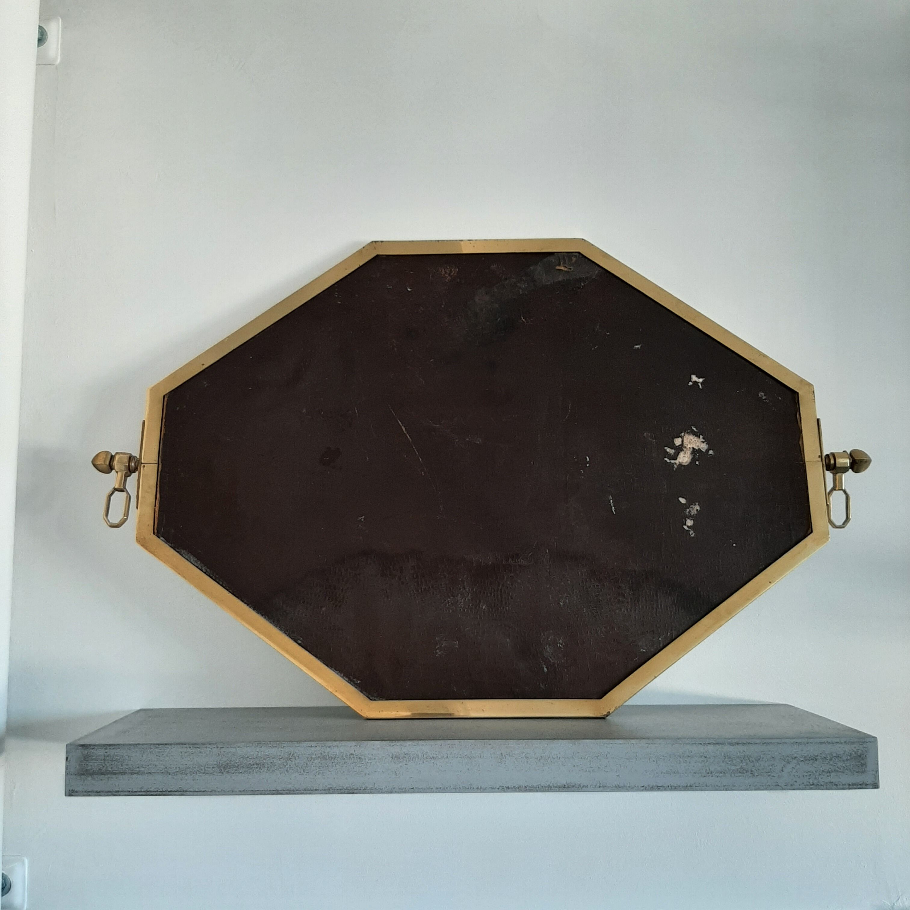 Mirror art deco brass - 45x71cm