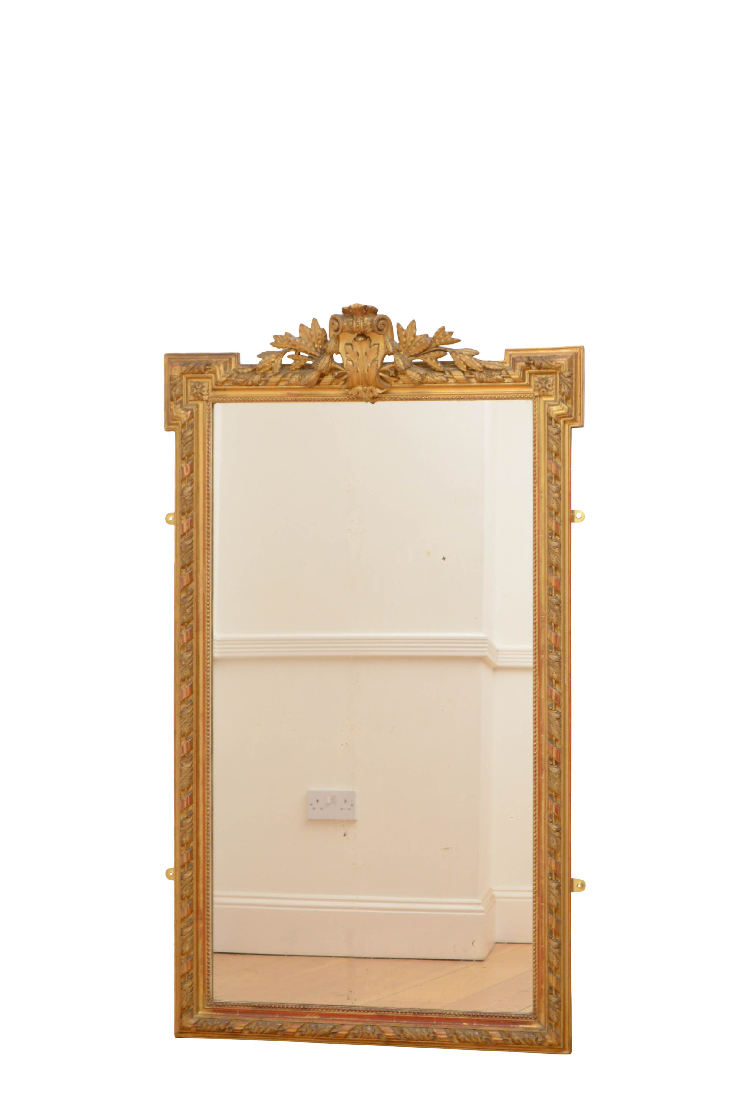 French 19th century wall mirror - 145x84cm