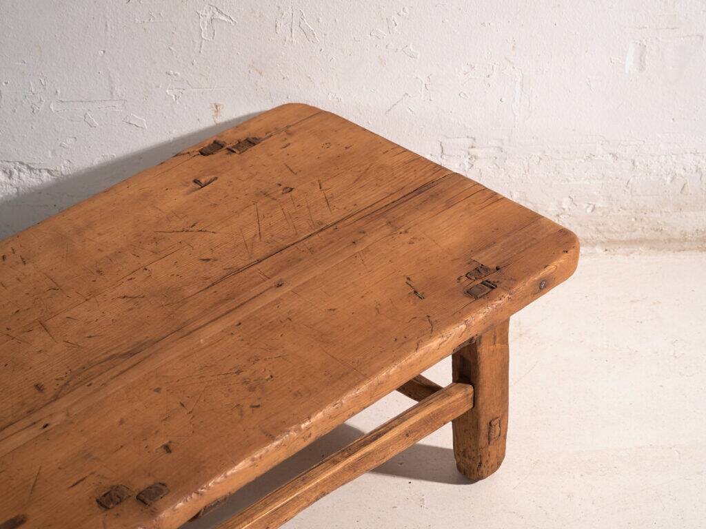 Antique pine coffee table – China, circa 1890