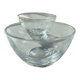 2 crystal bowls JG Durand