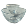 2 crystal bowls JG Durand