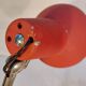 Vintage red articulated desk lamp - 70s/80s