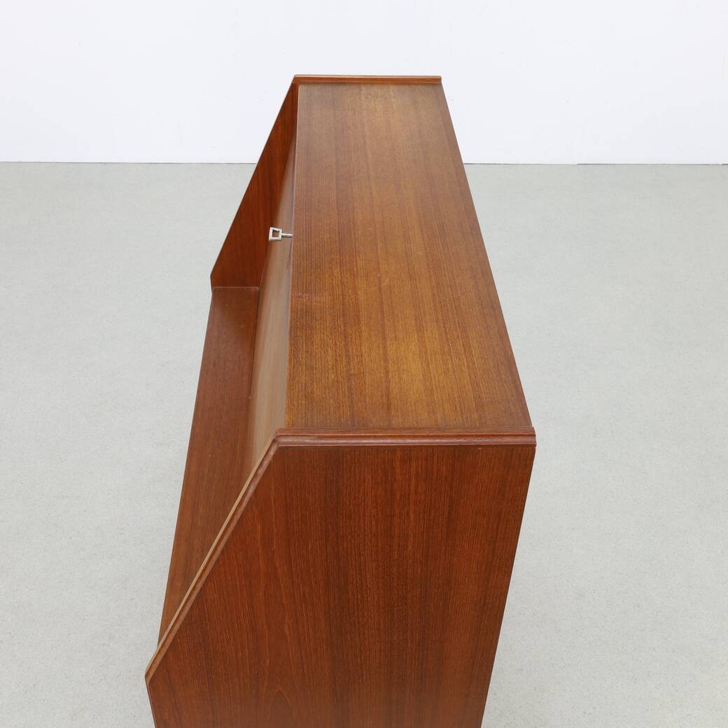 Danish teak secretary, 1960s
