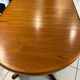 Extensible Baumann teck table vintage 1970