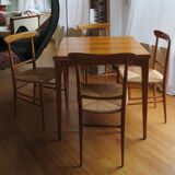 Table and four chairs from the 60s