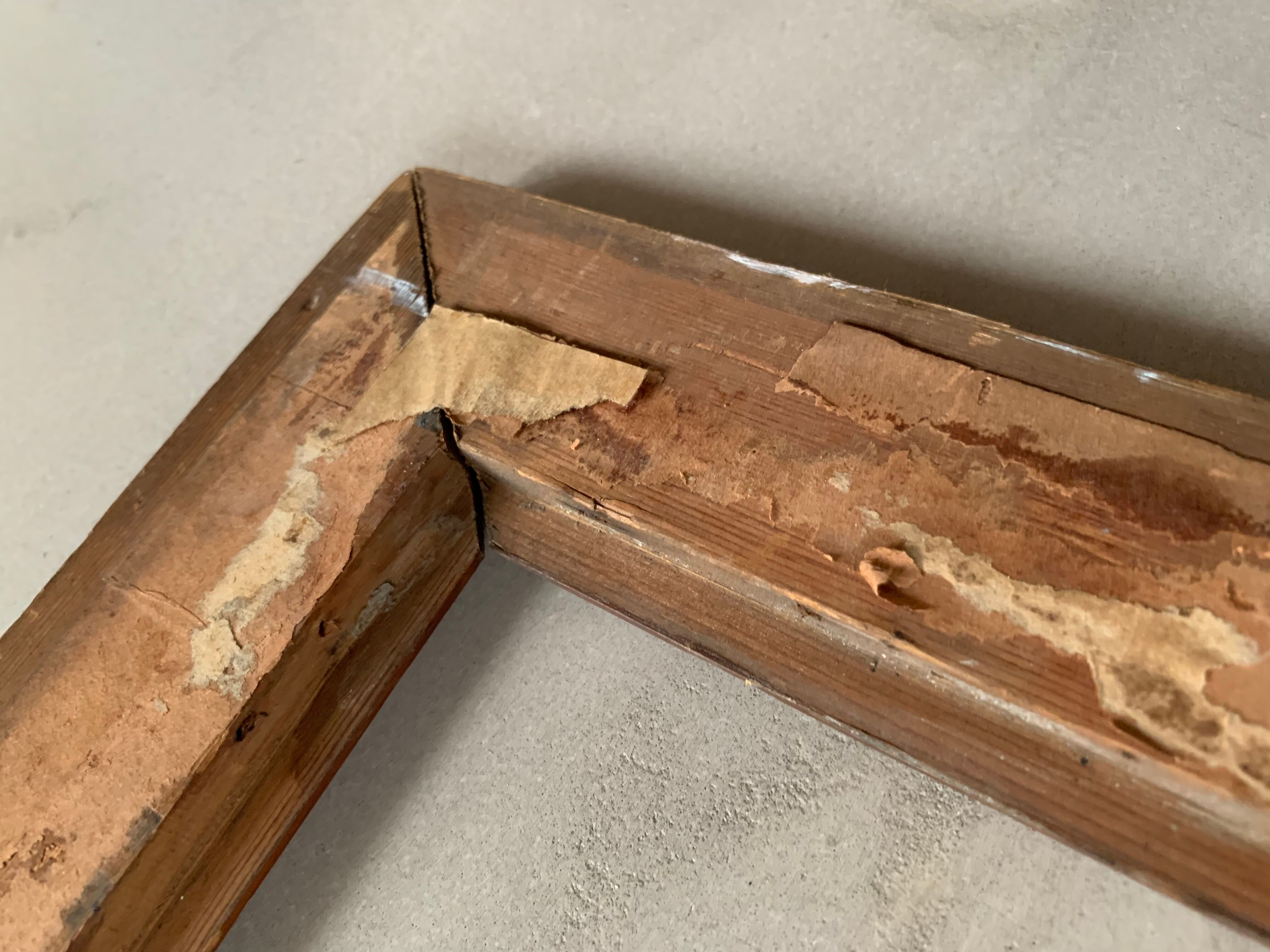 Old wooden frame 47x56cm