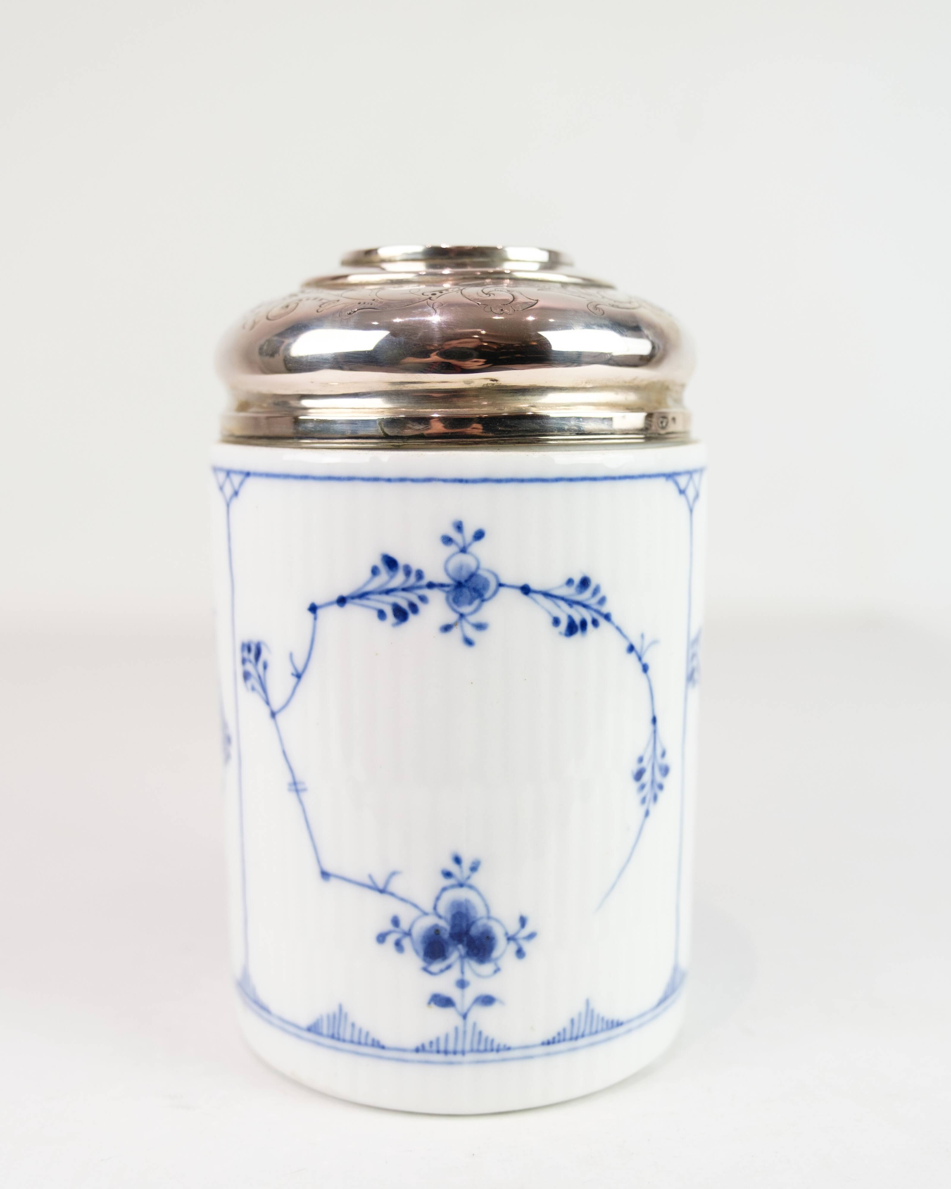 Mug With Baroque Lid Model 1/2023 Made In Porcelain By Royal Copenhagen