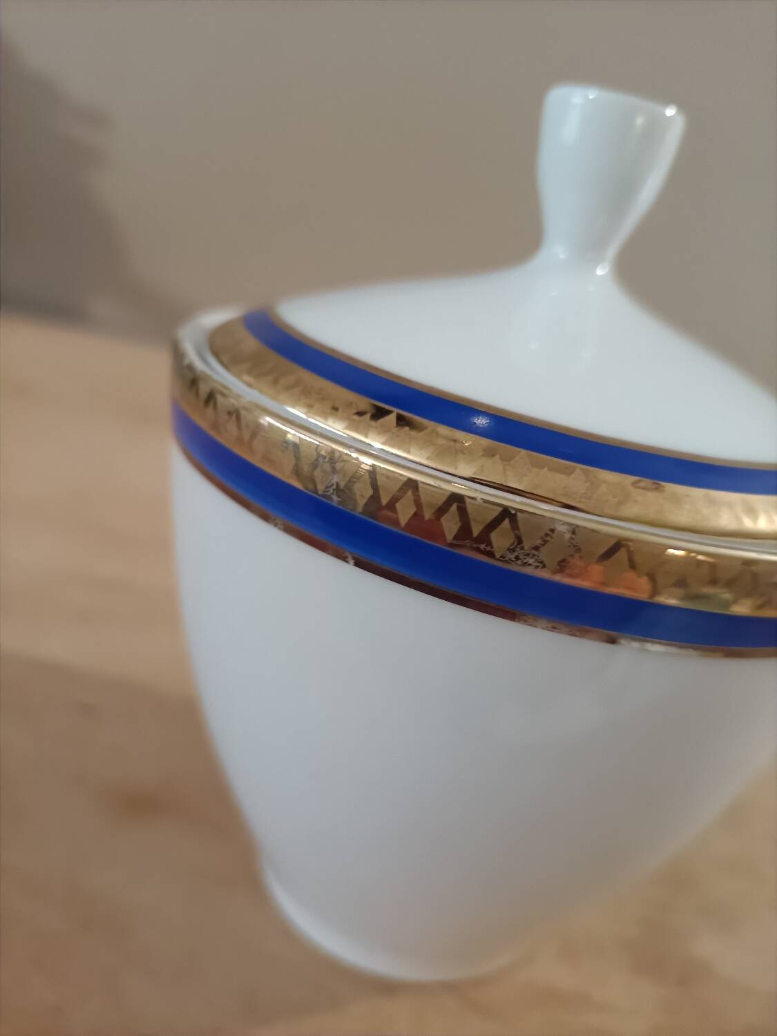 Retro sugar bowl Hertel Jacob Bavaria Germany