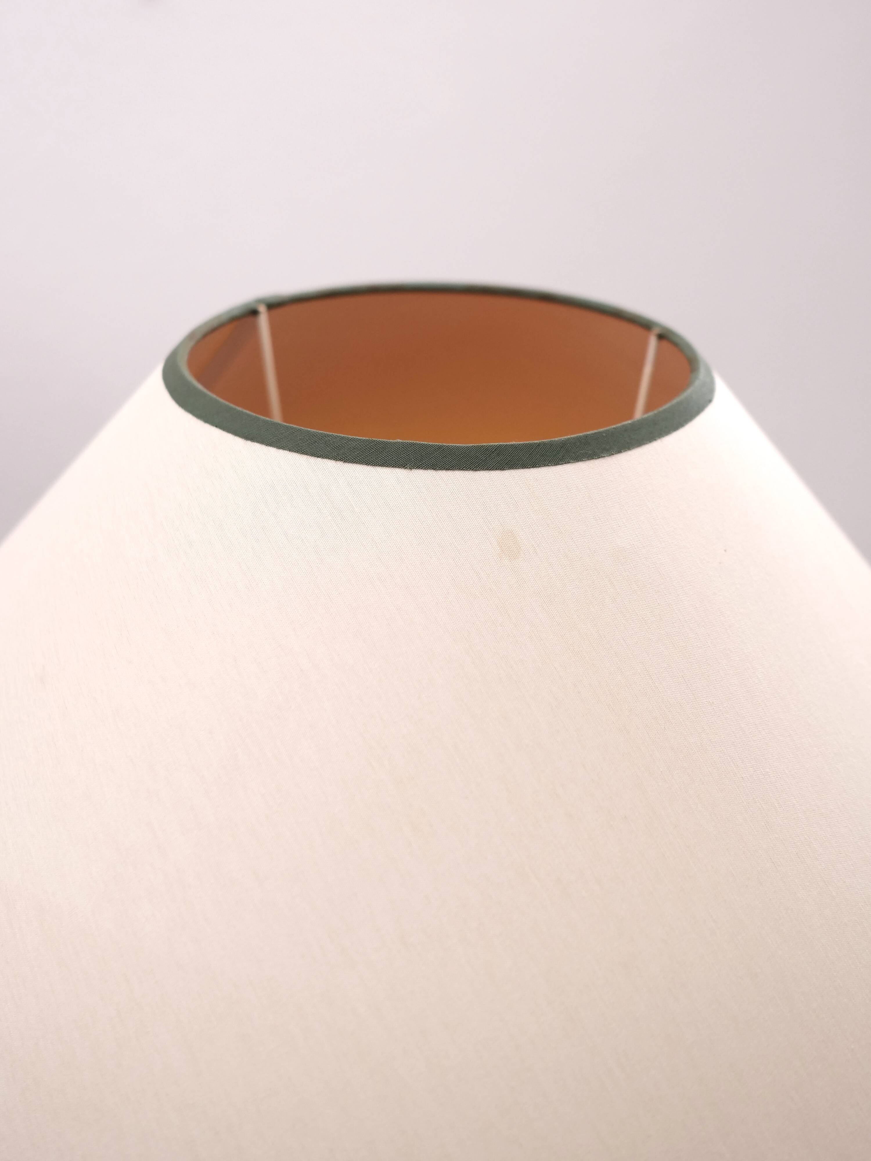 Solid brass helix lamp