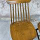 Paire de chaises scandinaves vintage.