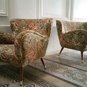 Organic couch 50s/60s design low Italian vintage