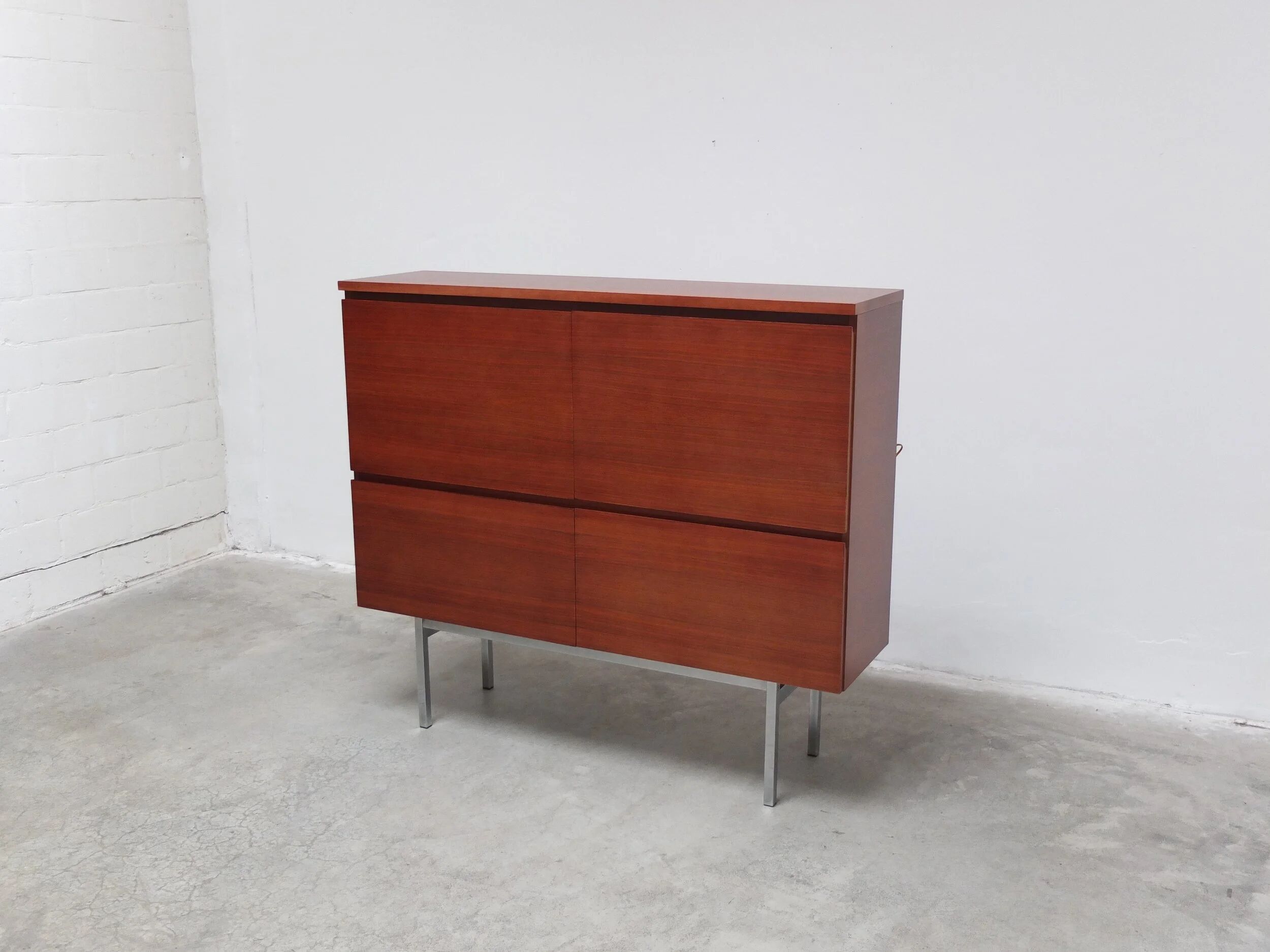 Minimalist bar cabinet by Meubelfabriek Aurora, 1960s