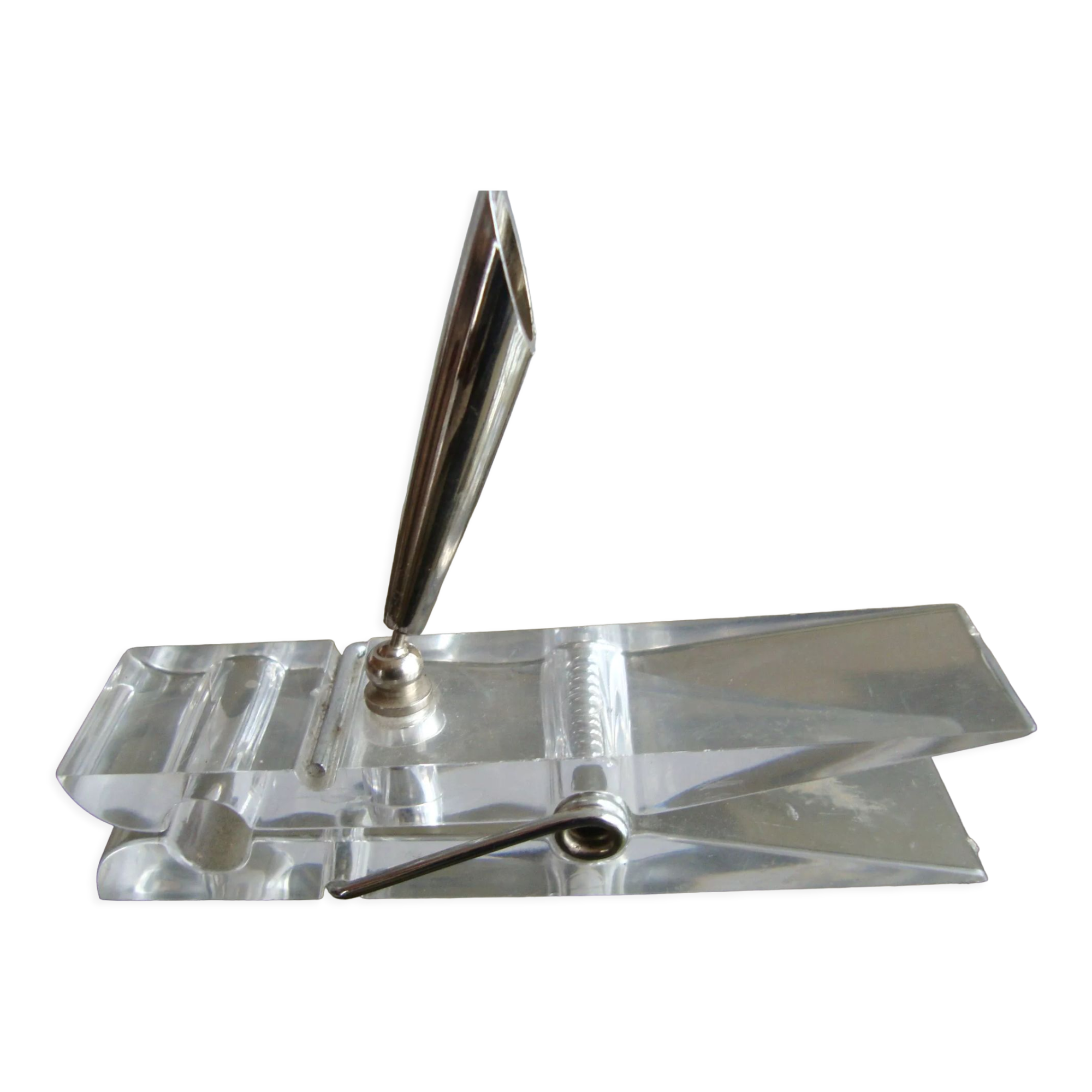 Paper press clip -vintage pen holder