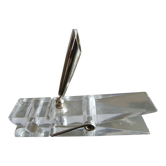 Pince presse papier -porte stylo vintage