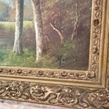 Oil on canvas Moriény