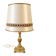 Vintage brass table lamp – 1950s – Rococo style base
