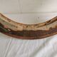 Frame oval 1st moitie of the xixth wood golden stucco