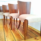 Set of four chairs H-214 proj.J.Halabala, the 50s Czechoslovakia