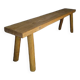 Bench 140 cm old solid wood with patina