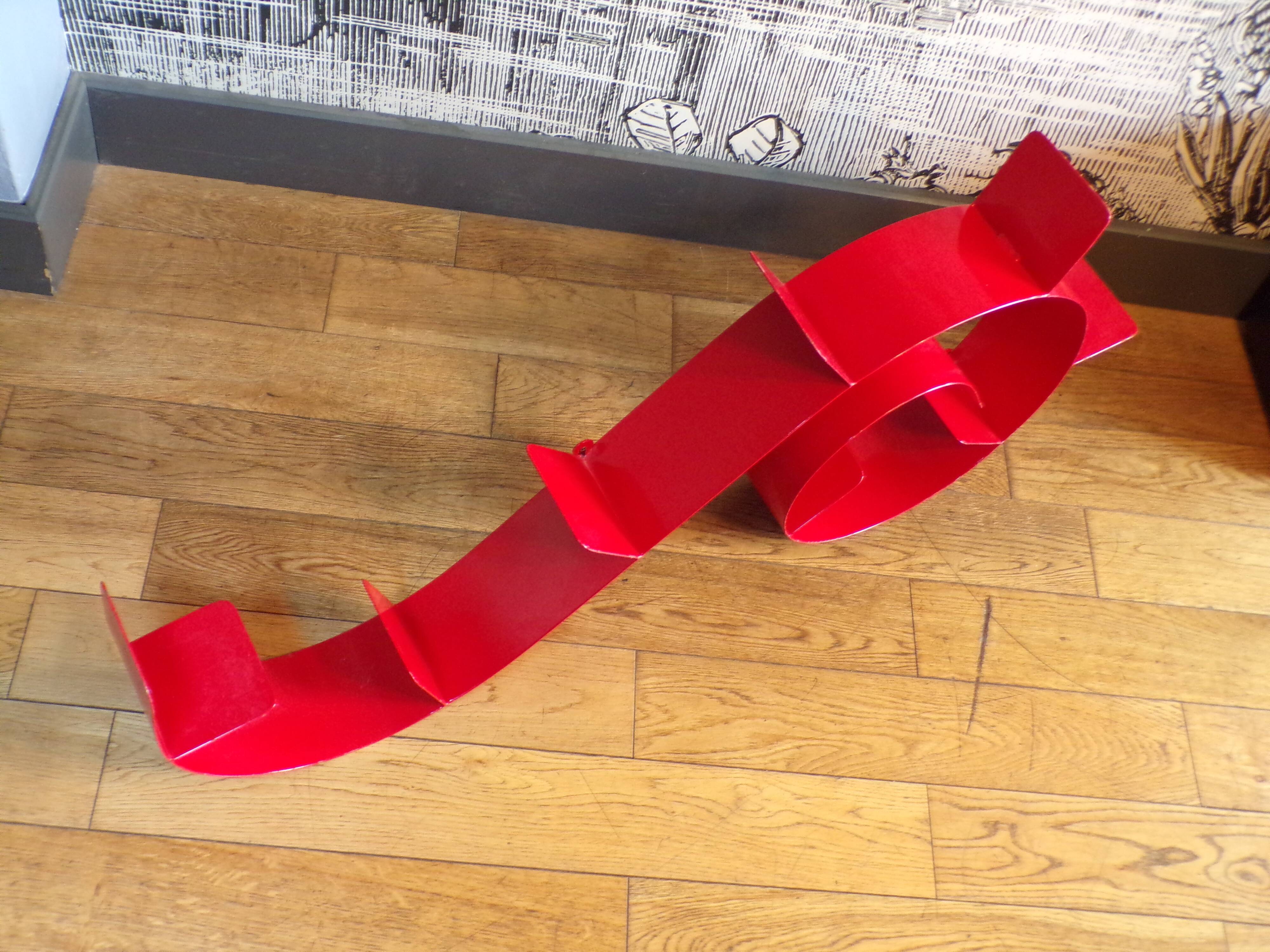 1970 metal snail shelf