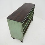 Vintage Industrial Low Shelves, Side Table 1960s