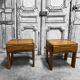 Paire de chevets en orme massif maison regain