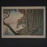Lithographie par Henri Rivière Les Aspects de la Nature - Soir d'Été
