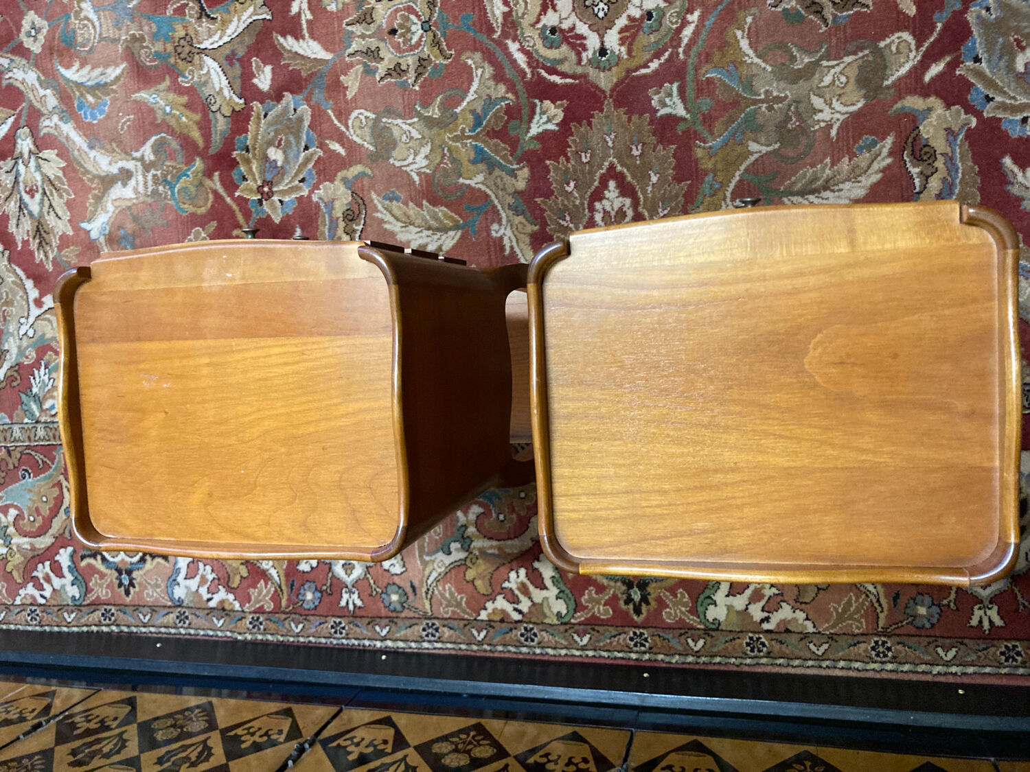 Pair of bedside tables louis XV