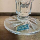 Pair of crystal candlesticks