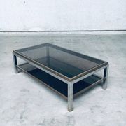 Hollywood Regency Flaminia Two Tier Coffee Table, France, 1970s
