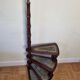 Victorian style mahogany style library staircase circa 1900, 118 cm