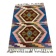 Afghan kilim rug in wool, pastel geometric patterns,
