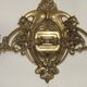 Double candle holder piano wall light in bronze 4874