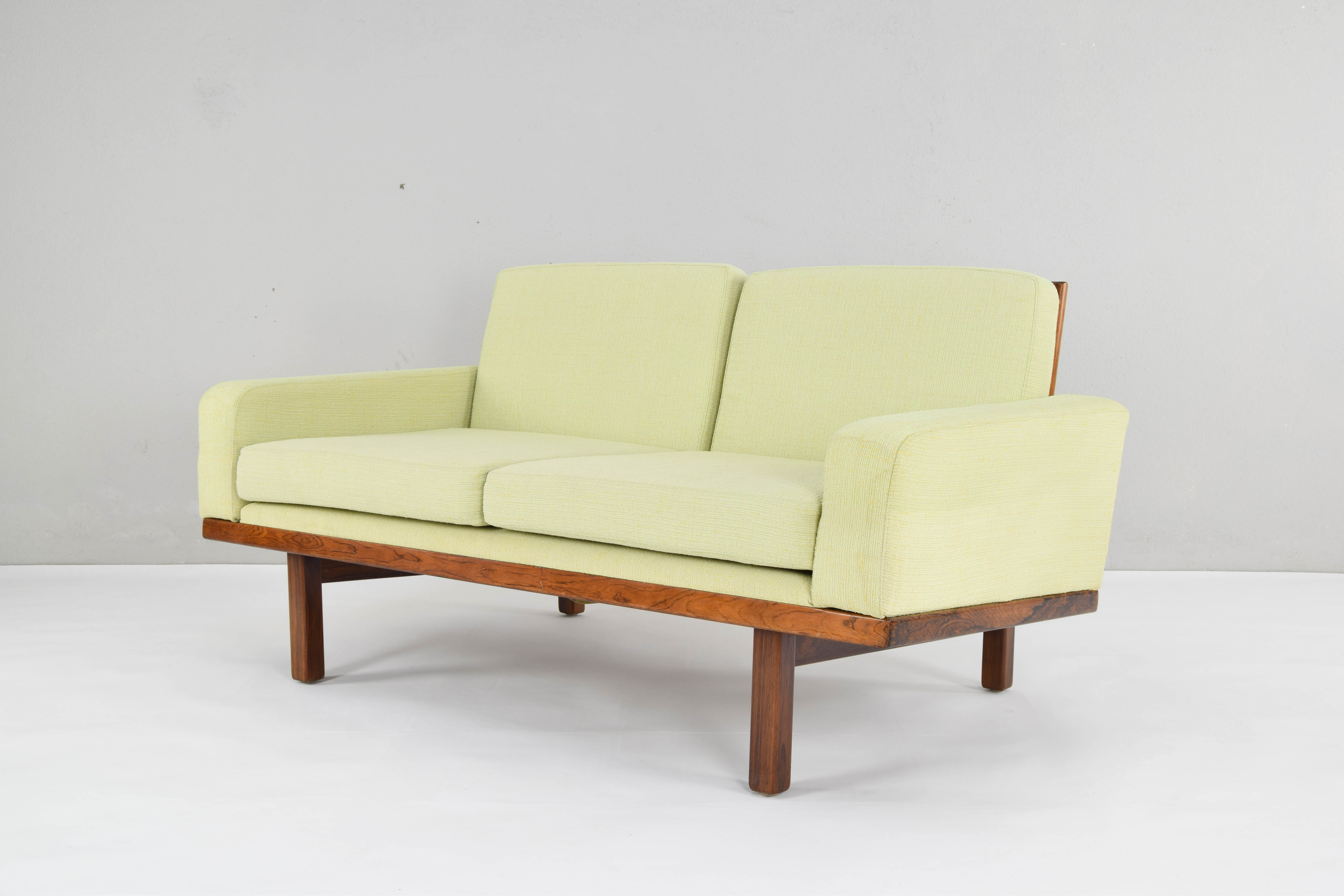 Eric merthen scandinavian modern tornado sofa 2-seater for ire möbler sweden 60s