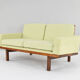 Eric merthen scandinavian modern tornado sofa 2-seater for ire möbler sweden 60s