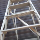 Large all-wood stepladder