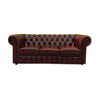 Canapé Chesterfield des années 1980