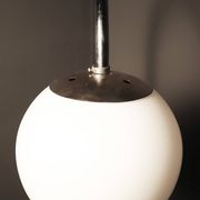 Lampe de sol chromée Bauhaus, Tchécoslovaquie, années 1930.